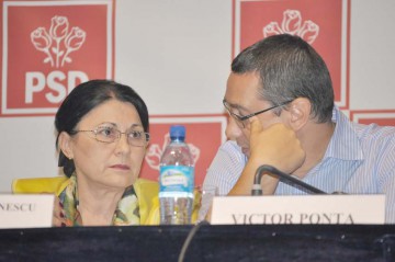 Ecaterina Andronescu şi Victor Ponta